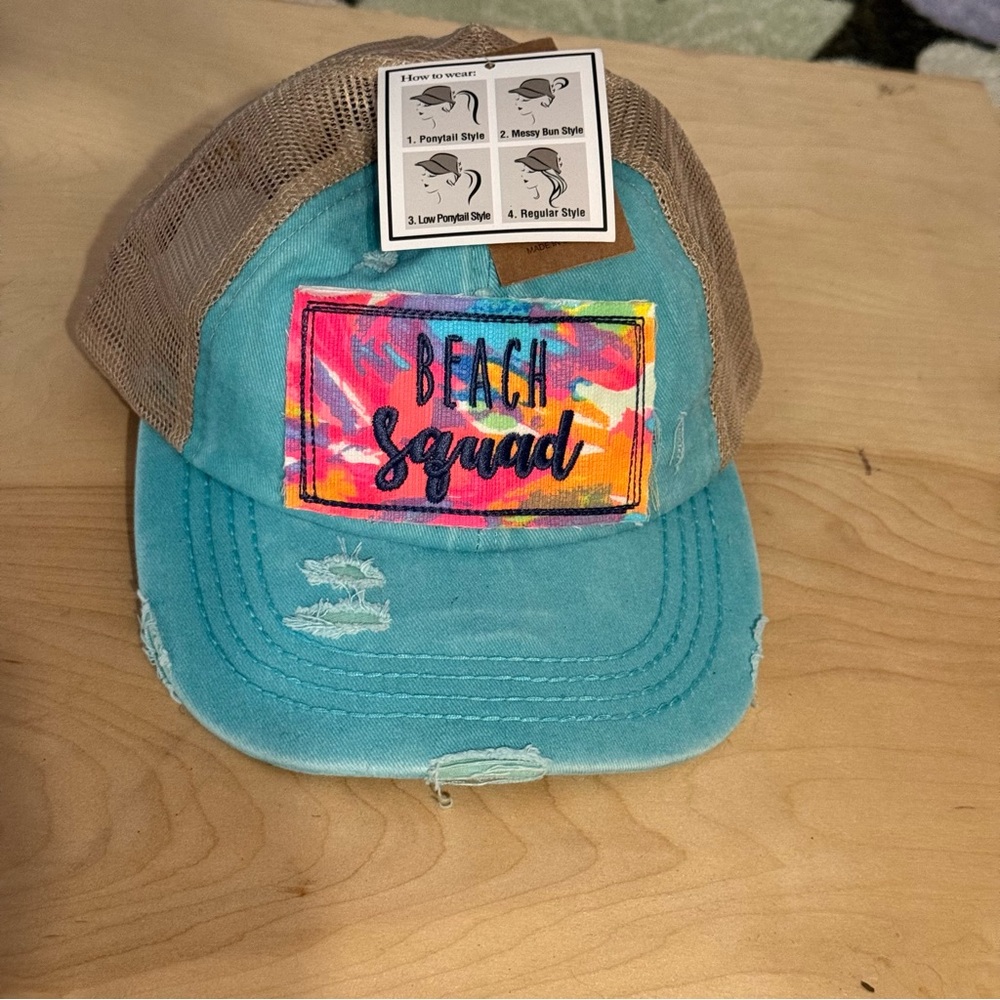 New CC Exclusives Beach Squad Distressed Pony Cap Patented